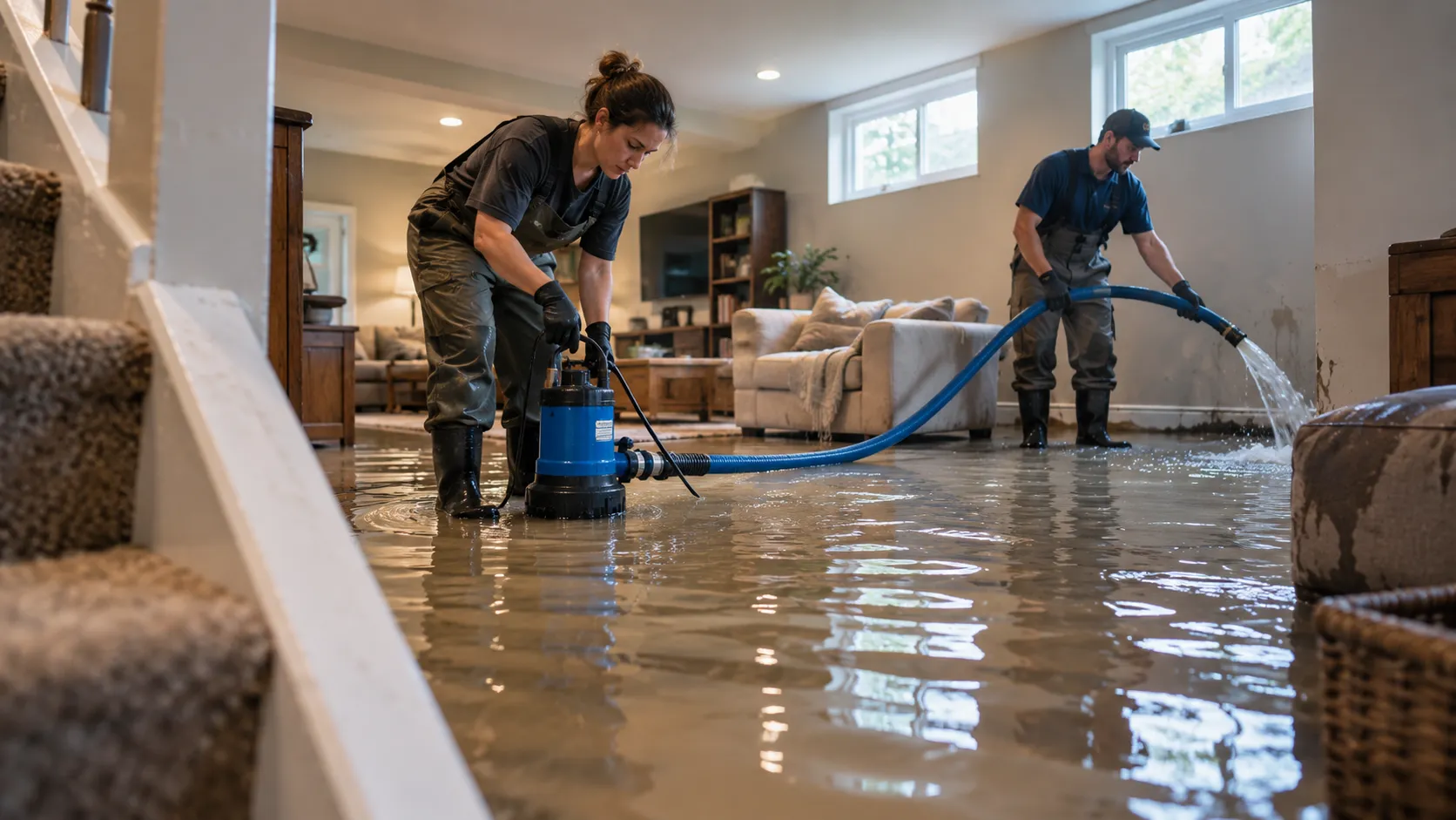 Flooded Basement Cleanup in Daytona Beach, FL